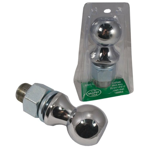[ST-756-022] Stens 756-022 Ball Hitch OD 1 1/4 inch Diameter 2 5/16 inch 10 lb. capacity