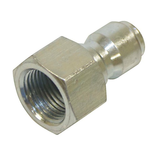 [ST-758-966] Stens 758-966 Quick Coupler Plug Female 3/8 inch Female Inlet  Plated steel