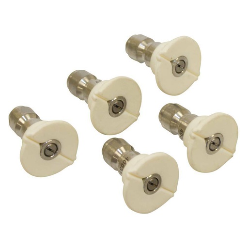 [ST-758-992] Stens 758-992 Pressure Washer Nozzle Shop Pack 40 Degree  Size 5.5  White
