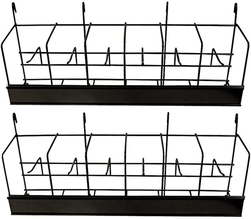 [ST-785-914] Stens 785-914 Blade Holder Display Rack 4 3/8 inch depth Black Package of 2