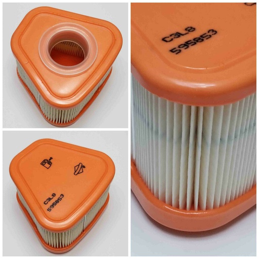 [BS-595853] Briggs and Stratton Genuine 595853 597265 Air Filter OEM Replacement Part