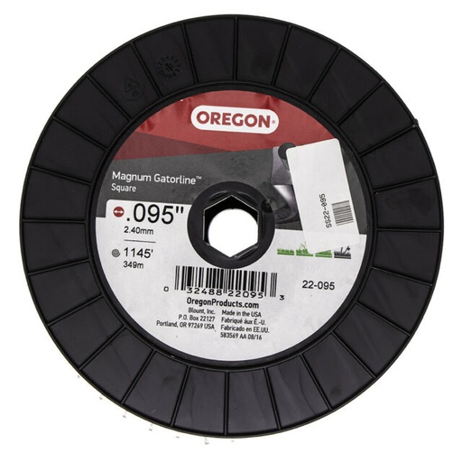[OEP-22-095] Oregon GATORLINE MAGNUM SQUARE .095 5 22-095 Genuine lawn trimmer