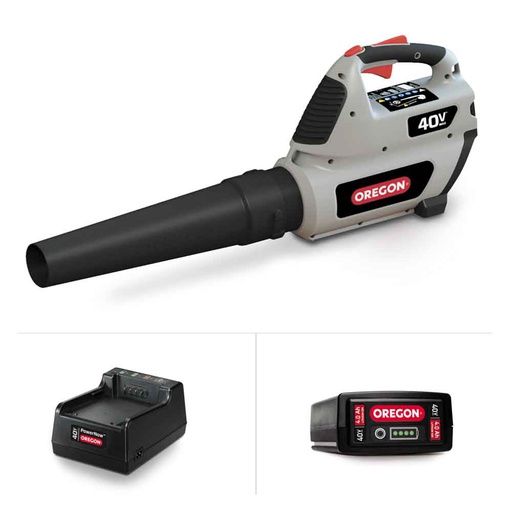 [OCS-PL30501] Oregon BL300 Cordless Leaf Blower with 4.0Ah Battery and Charger 572621