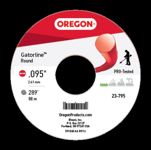 [OEP-23-795] Oregon GATORLINE ROUND RED .095  23-795 Genuine Replacement part