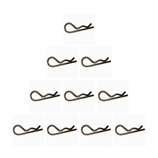 [ST-3013-1381] 10 Pack of Stens 3013-1381 Atlantic Parts Hair Pin Clips 1/4 OD 4 L